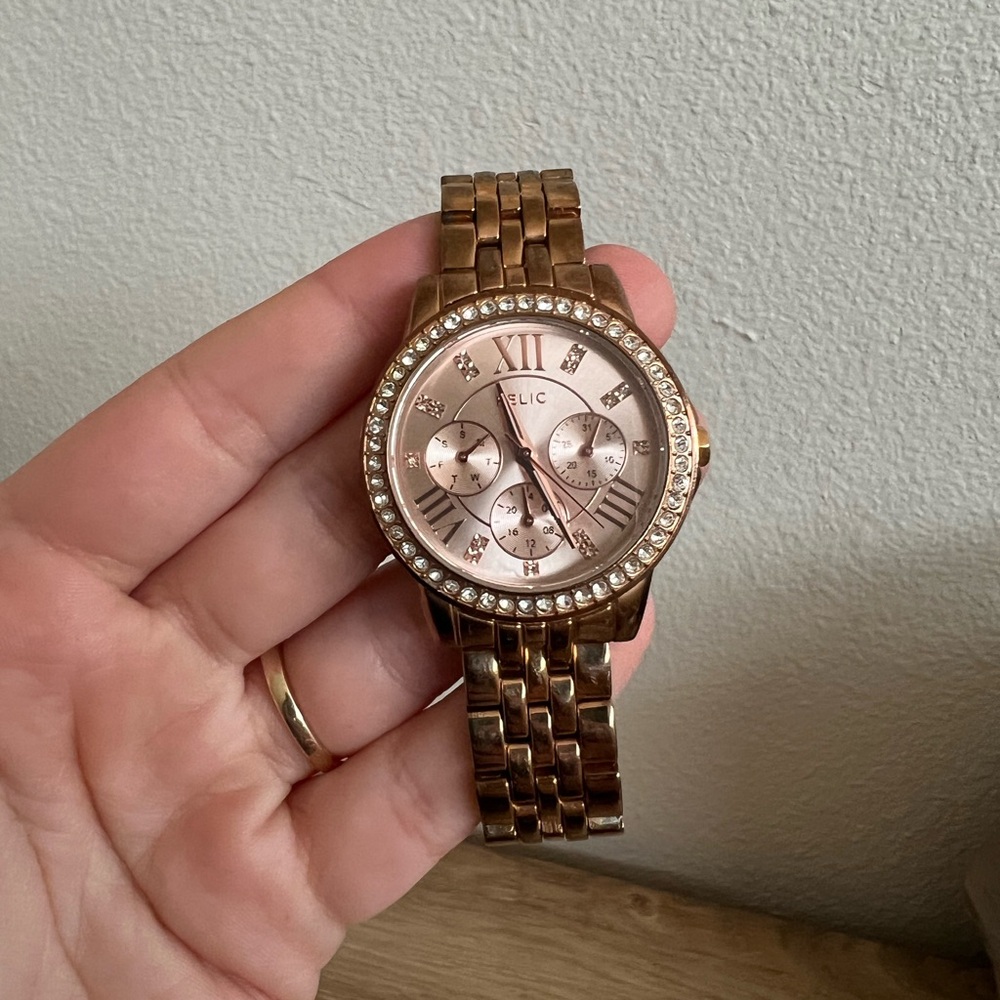 Relic Rose Gold Bracelet Watch